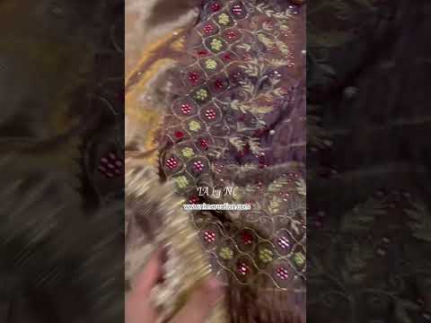 Syrup Banarasi Pure Tissue Silk Handwork Saree