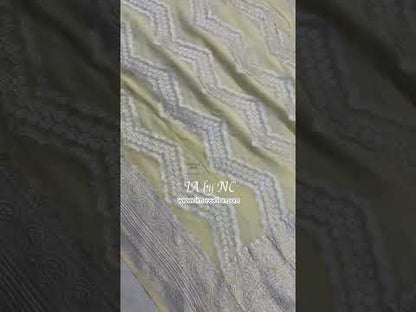 Mellow Banarasi Pure Khaddi Georgette Saree