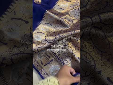 Space Banarasi Pure Kora Silk Kadwa Saree