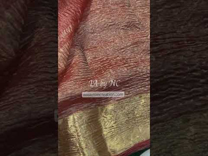 Barn Banarasi Pure Tissue Silk Saree