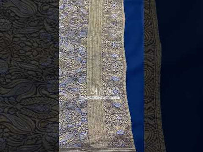 German Banarasi Pure Khaddi Georgette Saree