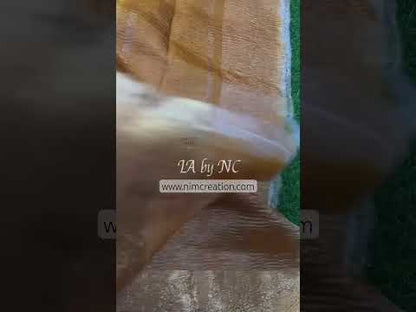 Mustard Banarasi Pure Tissue Silk Saree