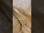 Beige Banarasi Pure Khaddi Georgette Saree