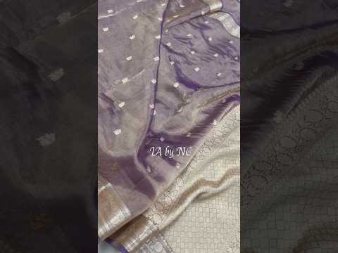 Mauve Banarasi Pure Tissue Silk Sona Rupa Kadwa Saree