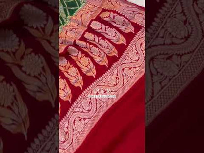 Sacramento Banarasi Pure Chiffon Georgette Saree