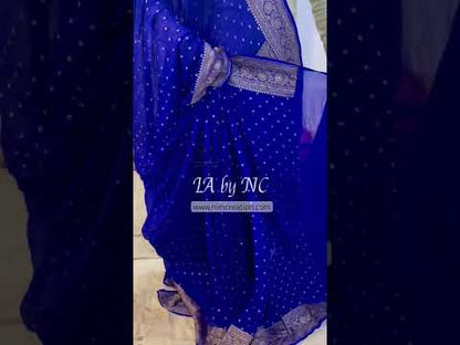 Royal Banarasi Pure Khaddi Georgette Saree