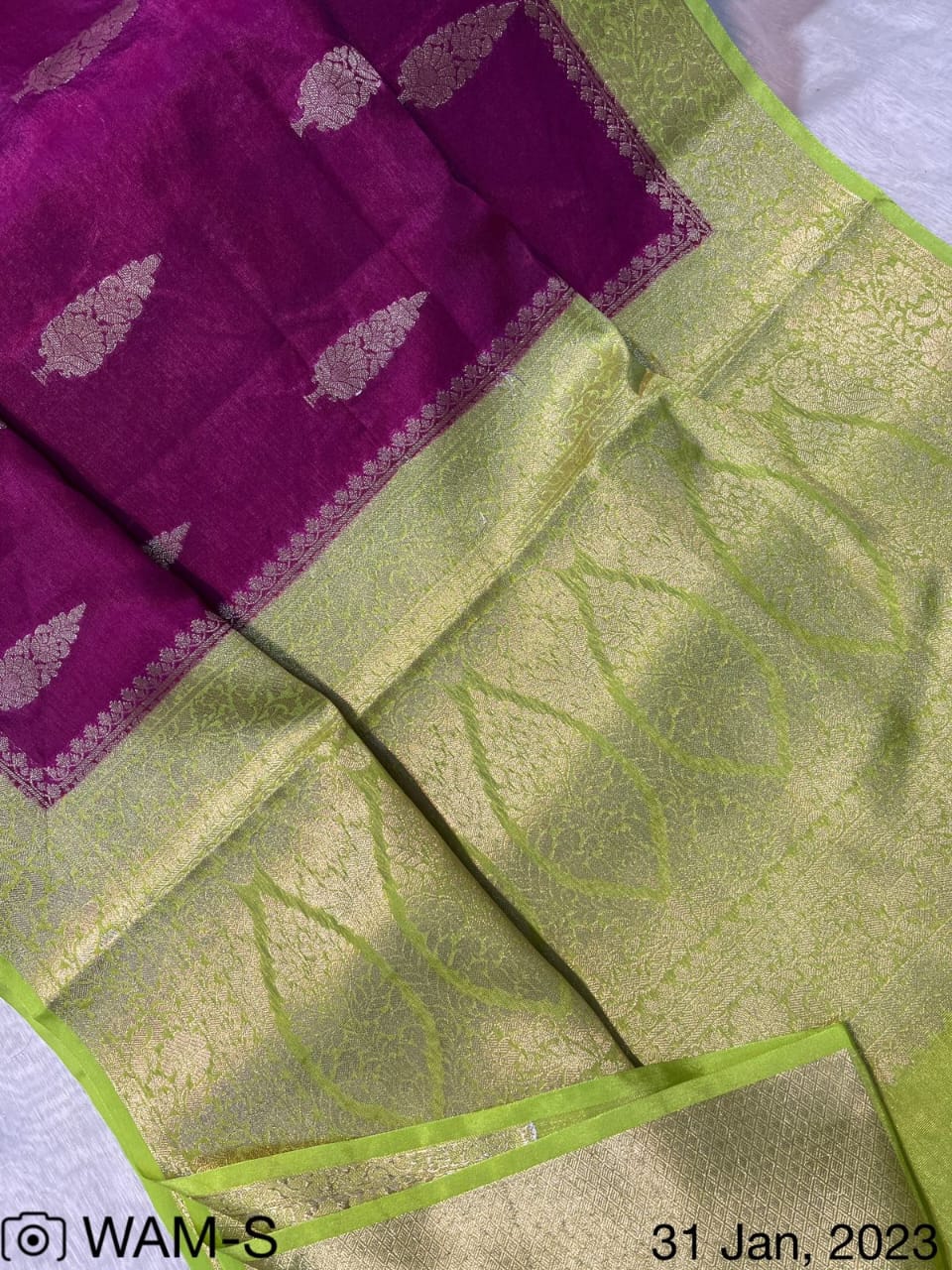 Banarasi Semi Georgette Warm Silk Saree