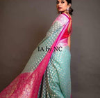Baby Banarasi Pure Khaddi Georgette Saree