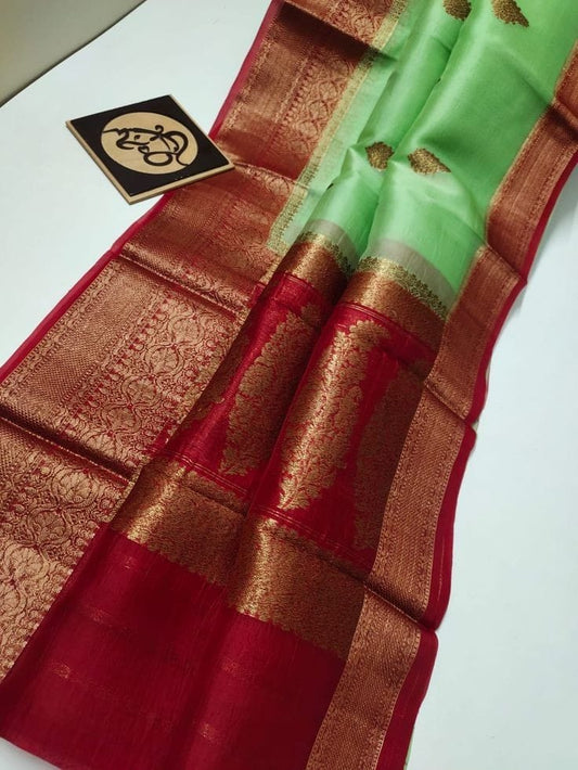 Banarasi Kora Organza Saree