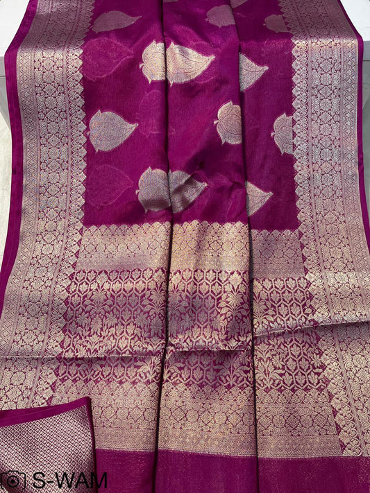 Banarasi Semi Georgette Warm Silk Saree