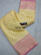 Baby Banarasi Pure Khaddi Georgette Saree