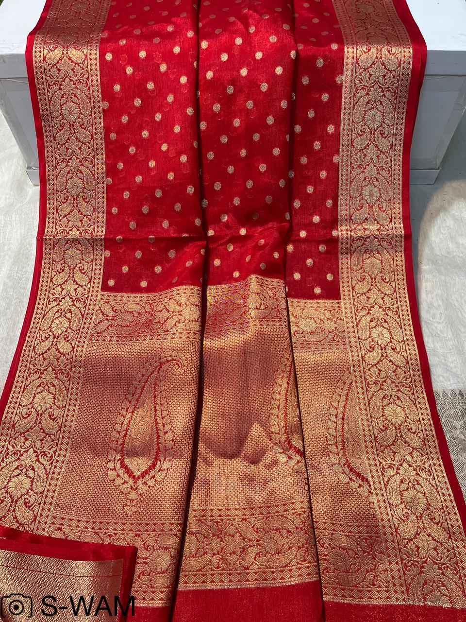 Banarasi Semi Georgette Warm Silk Saree