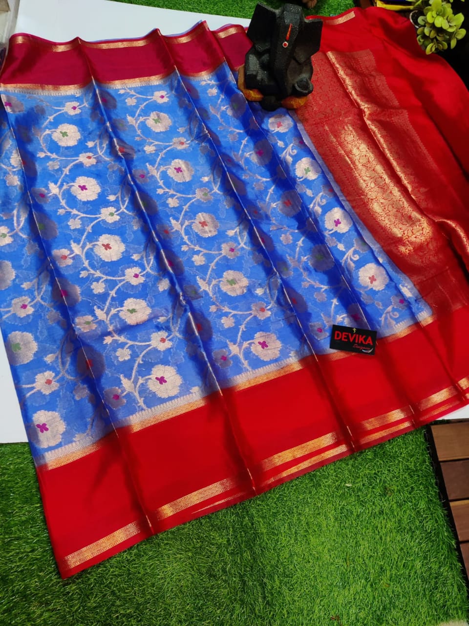 Banarasi Semi Georgette Warm Silk Sarees