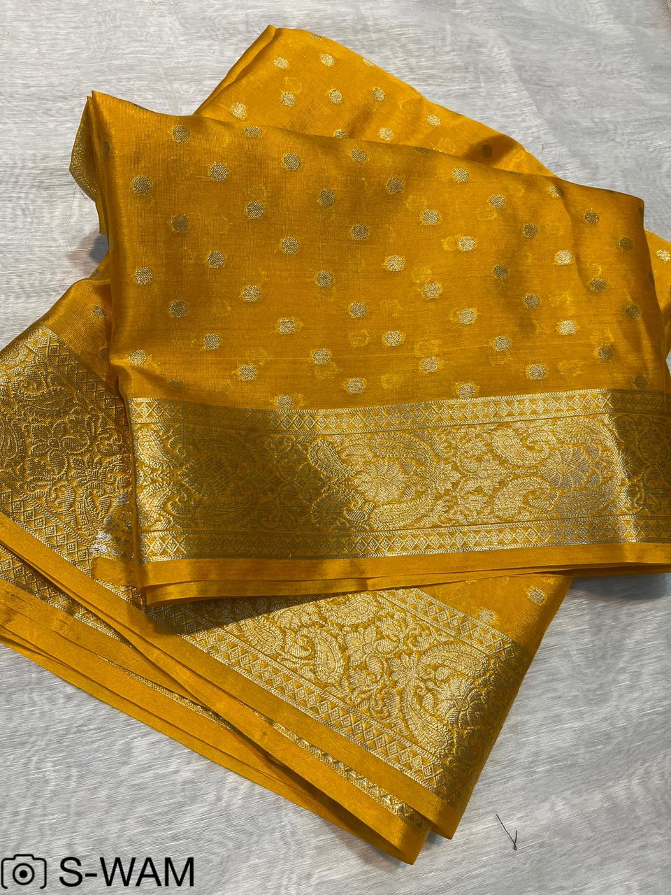 Banarasi Semi Georgette Warm Silk Saree