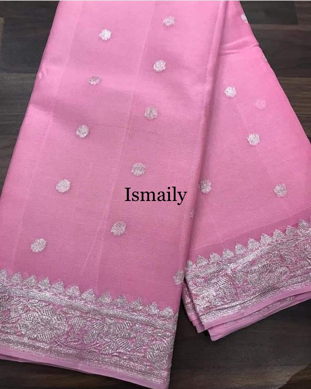 Thulian Banarasi Pure Khaddi Georgette Kadwa Saree.